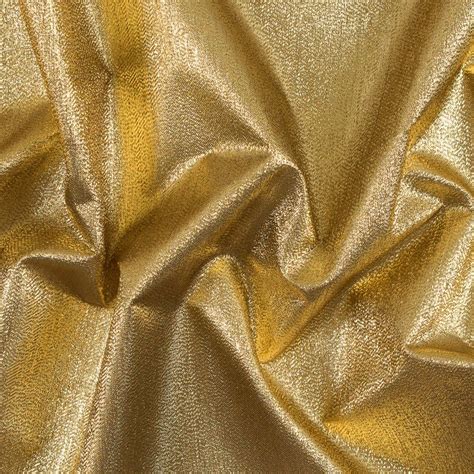 metal on fabric|fabric with gold metallic threads.